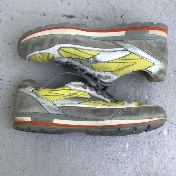 Men's Vintage Prada Trainers 6.5 - Picture 1 of 10
